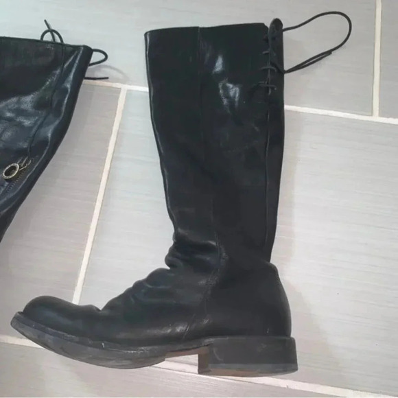 Fiorentini + Baker Emma Eternity Leather Knee High Boots in Nero Cusna 37 - Picture 3 of 11